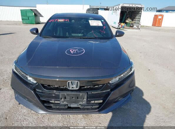 1HGCV1F34KA061405 2019 HONDA ACCORD Gray ხელსაწყოთა პანელის ხედი