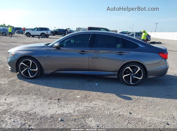 1HGCV1F34KA061405 2019 HONDA ACCORD Gray სალონის 360-გრადუსიანი ხედი
