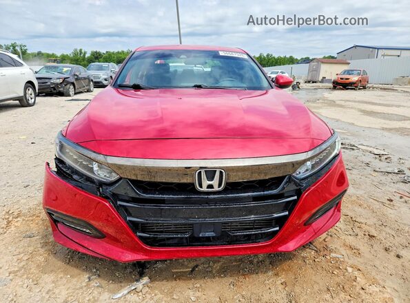 1HGCV1F34KA103622 2019 HONDA ACCORD Red Vista frontal
