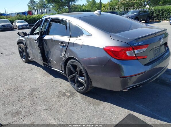 1HGCV1F34LA002825 2020 HONDA ACCORD Gray Trasero izquierdo