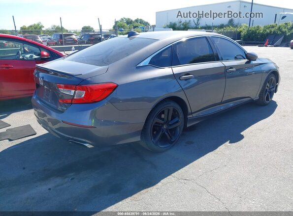 1HGCV1F34LA002825 2020 HONDA ACCORD Gray Trasero derecho
