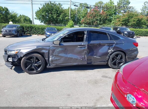 1HGCV1F34LA002825 2020 HONDA ACCORD Gray Vista interior de 360 grados