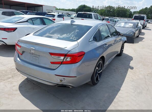 1HGCV1F34LA120194 2020 HONDA ACCORD Silver Rear right