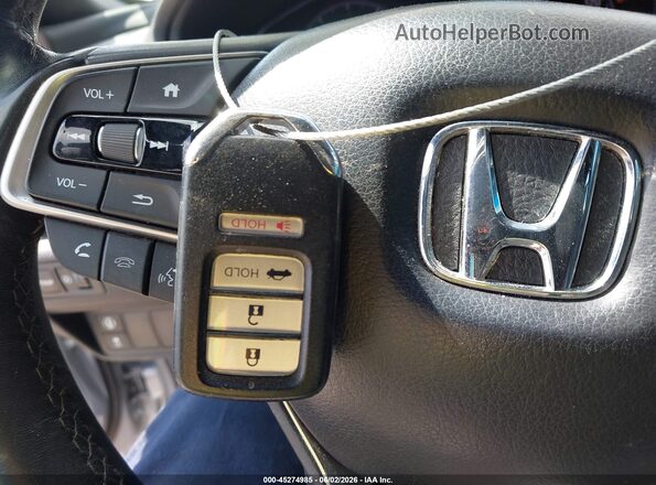 1HGCV1F34LA120194 2020 HONDA ACCORD Silver Dashboard view