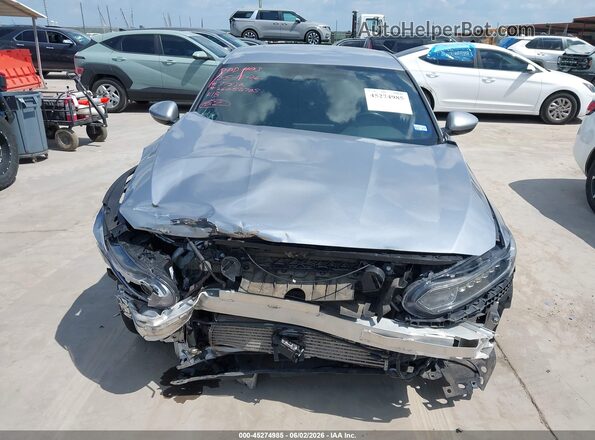 1HGCV1F34LA120194 2020 HONDA ACCORD Silver Rear interior view