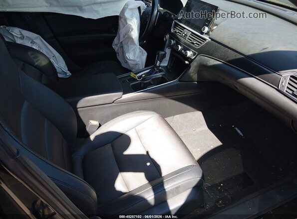 1HGCV1F34LA137514 2020 HONDA ACCORD Black Սալոնի դիմացի տեսք