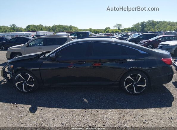 1HGCV1F34LA137514 2020 HONDA ACCORD Black Սալոնի 360 աստիճան տեսք