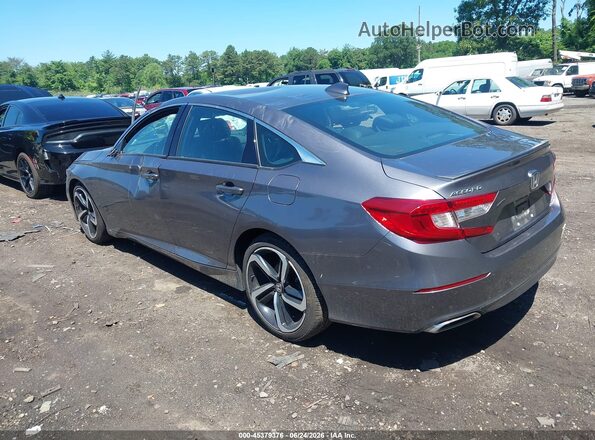 1HGCV1F34LA152837 2020 HONDA ACCORD Gray Tył lewy