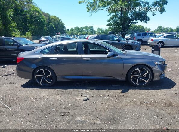 1HGCV1F34LA152837 2020 HONDA ACCORD Gray Widok wnętrza z tyłu