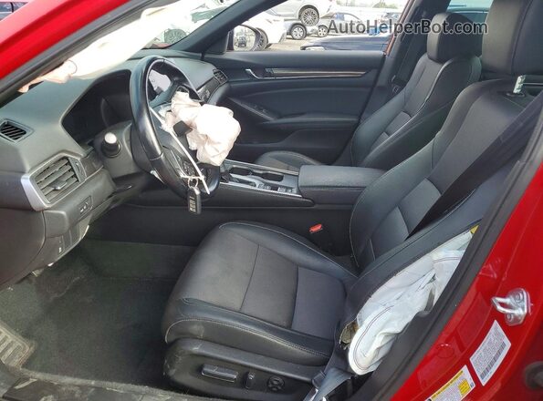 1HGCV1F34MA043909 2021 HONDA ACCORD Red 
