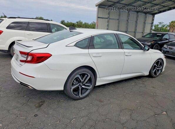 1HGCV1F34MA057468 2021 HONDA ACCORD White 