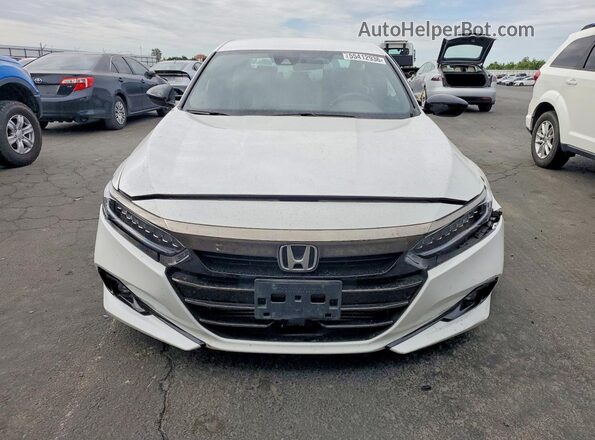 1HGCV1F34MA057468 2021 HONDA ACCORD White 