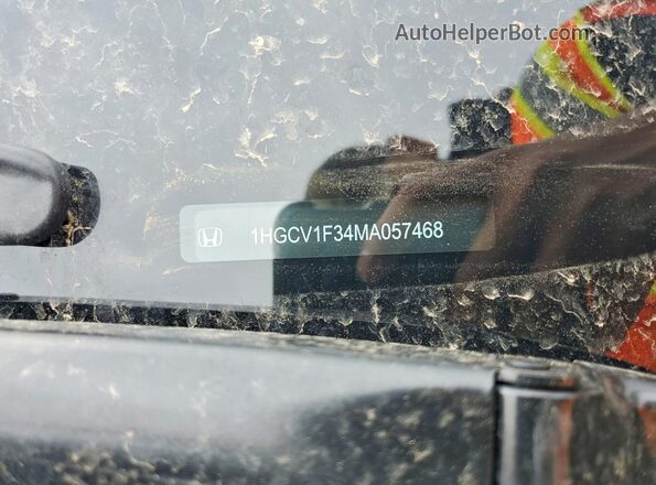 1HGCV1F34MA057468 2021 HONDA ACCORD White 