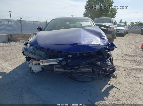 1HGCV1F34MA109357 2021 HONDA ACCORD Blue Widok zestawu wskaźników