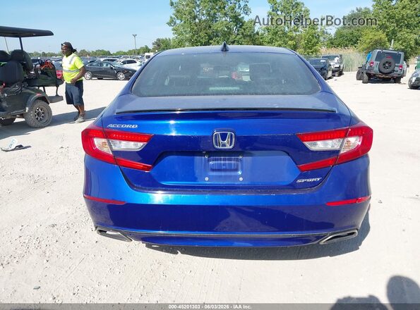 1HGCV1F34MA109357 2021 HONDA ACCORD Blue 