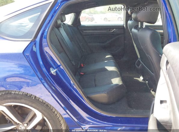 1HGCV1F34MA109357 2021 HONDA ACCORD Blue Widok naklejki z numerem VIN