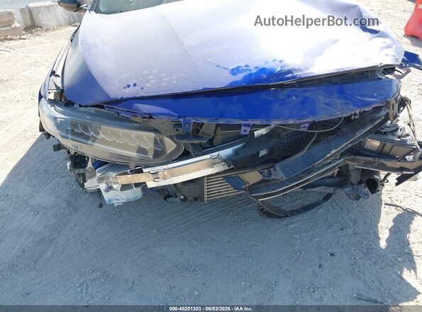 1HGCV1F34MA109357 2021 HONDA ACCORD Blue 