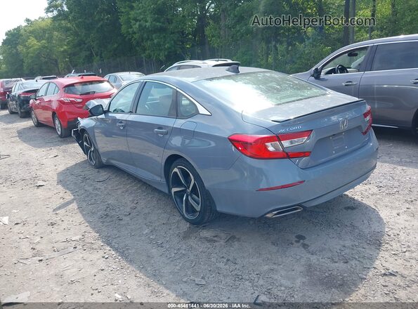 1HGCV1F34NA025508 2022 HONDA ACCORD Gray Задня ліва чверть
