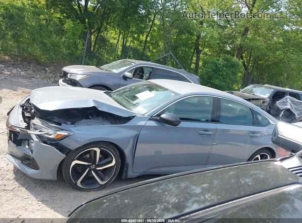 1HGCV1F34NA025508 2022 HONDA ACCORD Gray Панорамний вид салону 360°