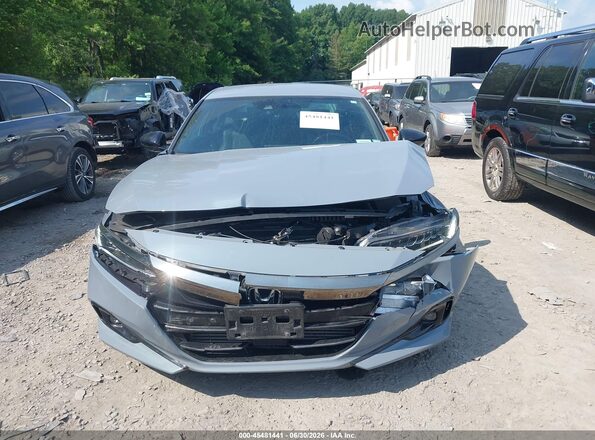 1HGCV1F34NA025508 2022 HONDA ACCORD Gray Вид щитка приладів