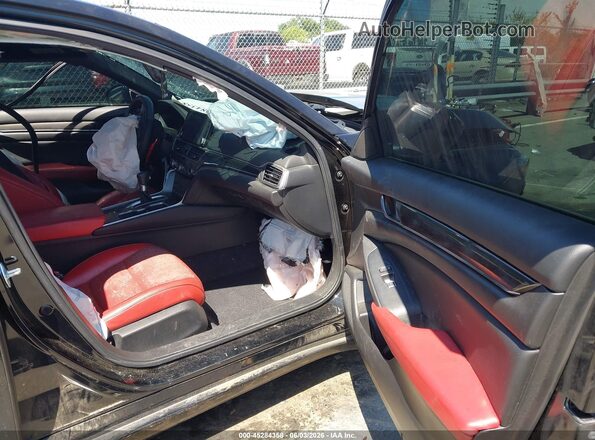 1HGCV1F34NA109649 2022 HONDA ACCORD Black Vista interior delantera