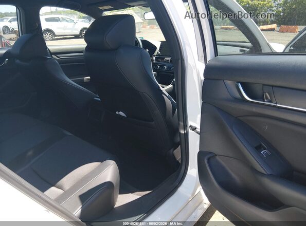 1HGCV1F35JA077188 2018 HONDA ACCORD Белый Вид наклейки с VIN-кодом