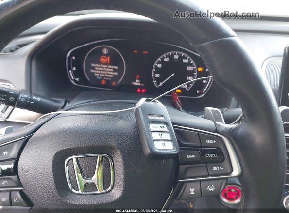 1HGCV1F35JA161835 2018 HONDA ACCORD Gray Vista del salpicadero