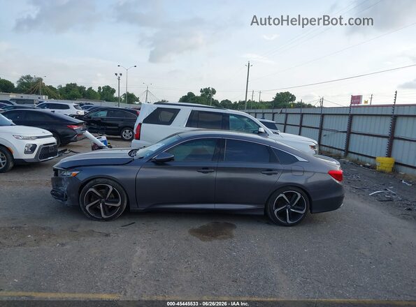 1HGCV1F35JA161835 2018 HONDA ACCORD Gray Vista interior de 360 grados