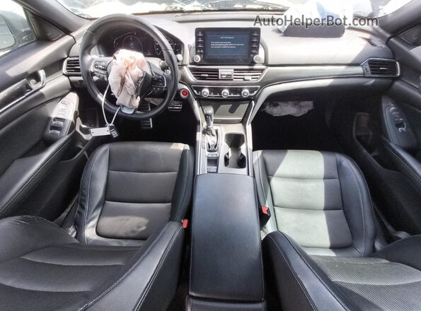 1HGCV1F35JA259148 2018 HONDA ACCORD Gray 