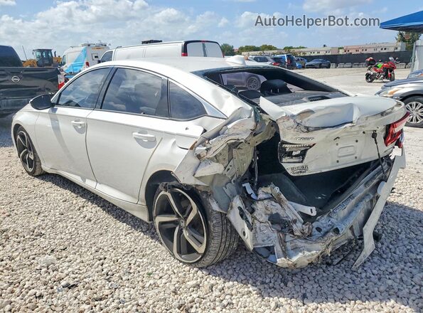 1HGCV1F35KA044855 2019 HONDA ACCORD White 