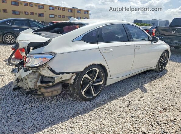 1HGCV1F35KA044855 2019 HONDA ACCORD White 