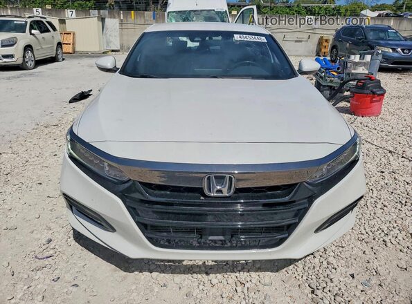 1HGCV1F35KA044855 2019 HONDA ACCORD White 