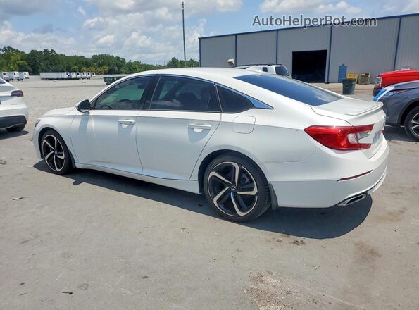 1HGCV1F35KA107601 2019 HONDA ACCORD White Tył lewy