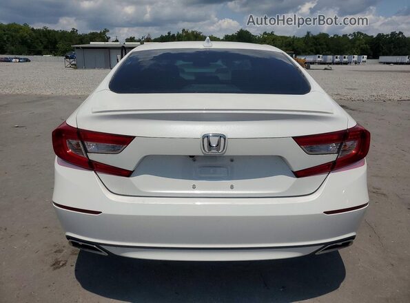 1HGCV1F35KA107601 2019 HONDA ACCORD White Widok z tyłu