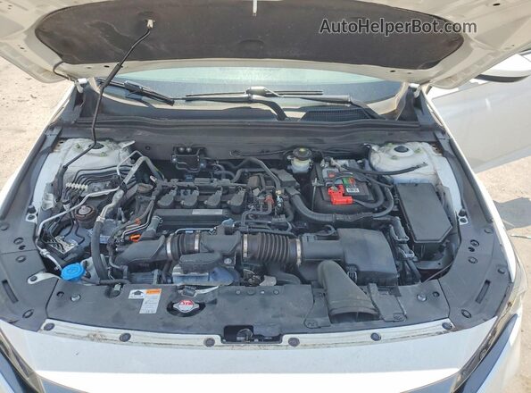 1HGCV1F35KA107601 2019 HONDA ACCORD White Widok wnętrza z tyłu