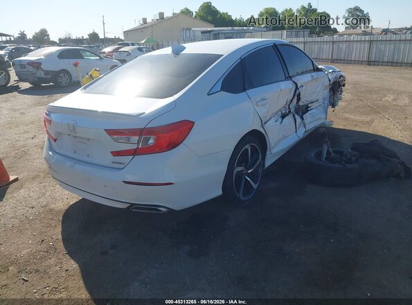 1HGCV1F35LA006219 2020 HONDA ACCORD White უკანა მარჯვენა