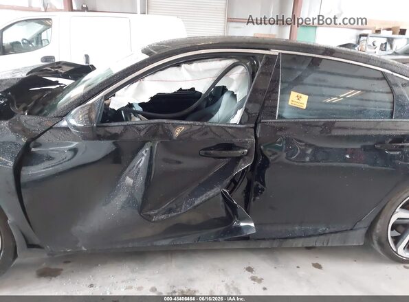 1HGCV1F35LA010707 2020 HONDA ACCORD Black უკანა სალონის ხედი