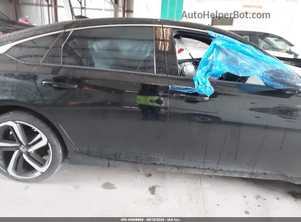 1HGCV1F35LA010707 2020 HONDA ACCORD Black ხელსაწყოთა პანელის ხედი