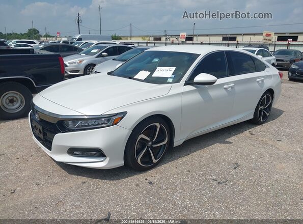 1HGCV1F35LA023098 2020 HONDA ACCORD White Передня ліва чверть