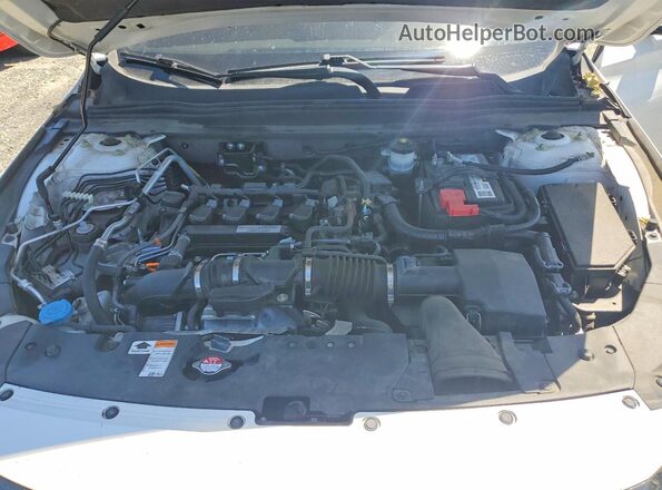 1HGCV1F35LA050690 2020 HONDA ACCORD White Widok wnętrza z tyłu