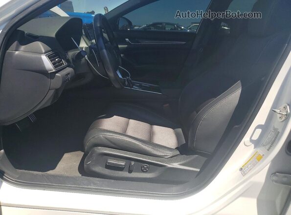 1HGCV1F35LA050690 2020 HONDA ACCORD White Widok wnętrza z przodu