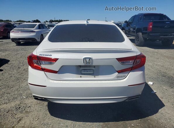 1HGCV1F35LA050690 2020 HONDA ACCORD White Widok z tyłu