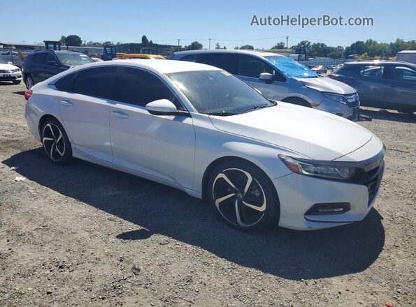 1HGCV1F35LA050690 2020 HONDA ACCORD White Przód prawy