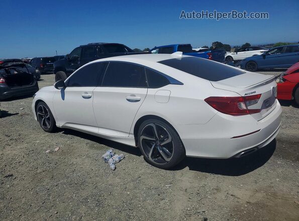 1HGCV1F35LA050690 2020 HONDA ACCORD White Tył lewy