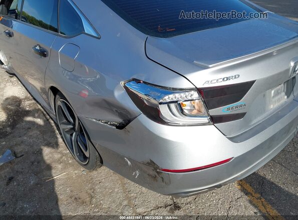 1HGCV1F35LA082491 2020 HONDA ACCORD Silver Դիմացի տեսք