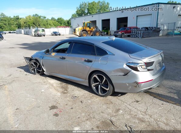 1HGCV1F35LA082491 2020 HONDA ACCORD Silver Հետևի ձախ