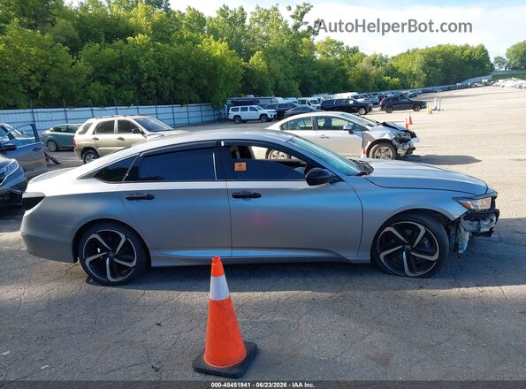 1HGCV1F35LA082491 2020 HONDA ACCORD Silver Սալոնի հետևի տեսք