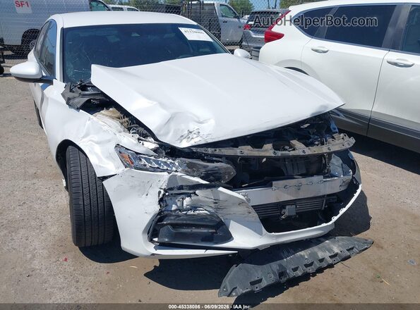 1HGCV1F35LA107342 2020 HONDA ACCORD White Front view