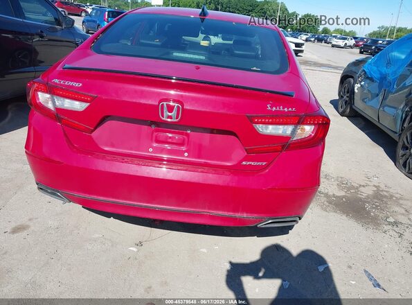 1HGCV1F35MA043837 2021 HONDA ACCORD Red 
