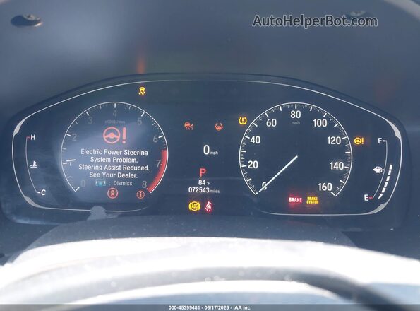 1HGCV1F35MA078135 2021 HONDA ACCORD Black Հետևի նստատեղերի տեսք